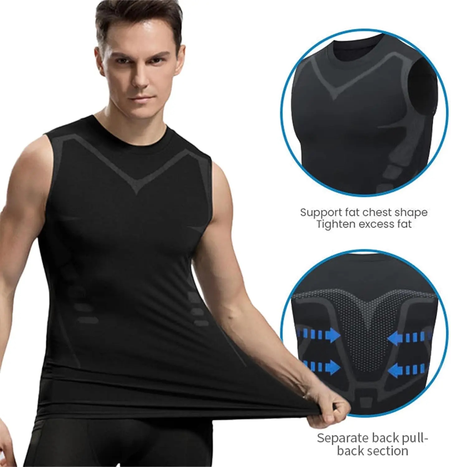 Compression Tank Top Men Gym S - مراجعة Tank Top Muscle وسعره