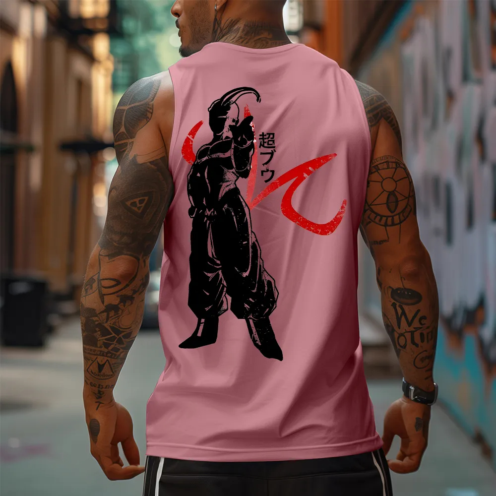 Majin Buu Dragon Ball Anime Pr - مراجعة Tank Top Muscle وسعره