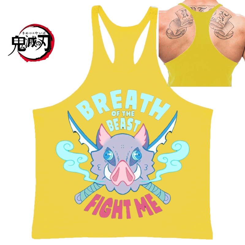 GYM Mens Tank Top Brand (Demon - مراجعة Tank Top Muscle وسعره