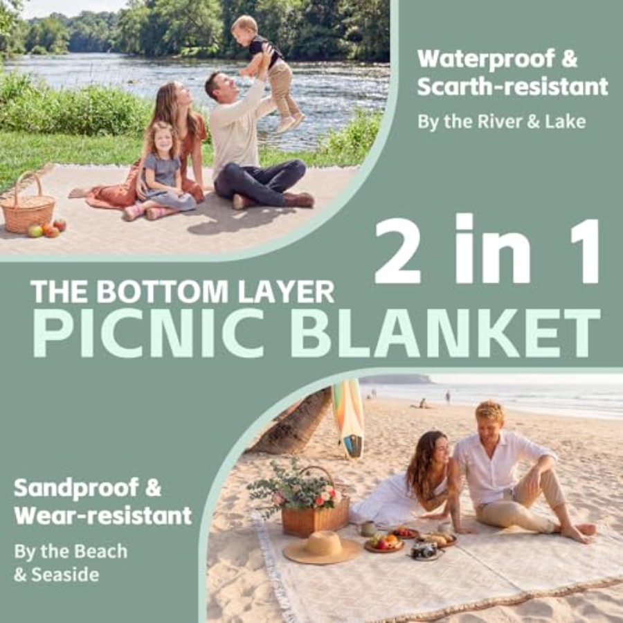 2 in 1 Extra Large Boho Beach  - مراجعة Beach Towel Large وسعره