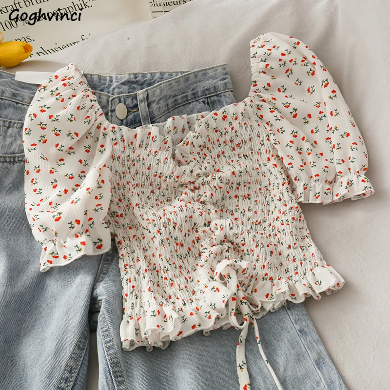 Blouses Shirts Women Floral Dr - مراجعة Short Linen Drawstring وسعره