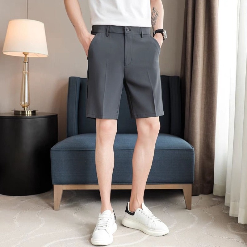 Men's Slim Fit Suit Shorts Sum - مراجعة Shorts Chino Slim وسعره