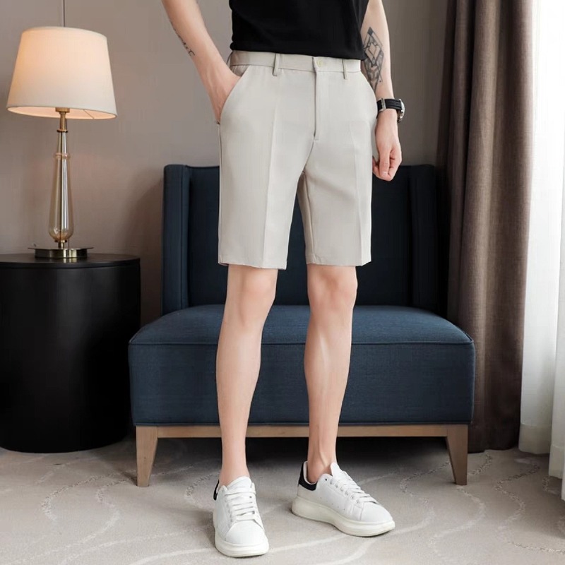 Men's Slim Fit Suit Shorts Sum - مراجعة Shorts Chino Slim وسعره