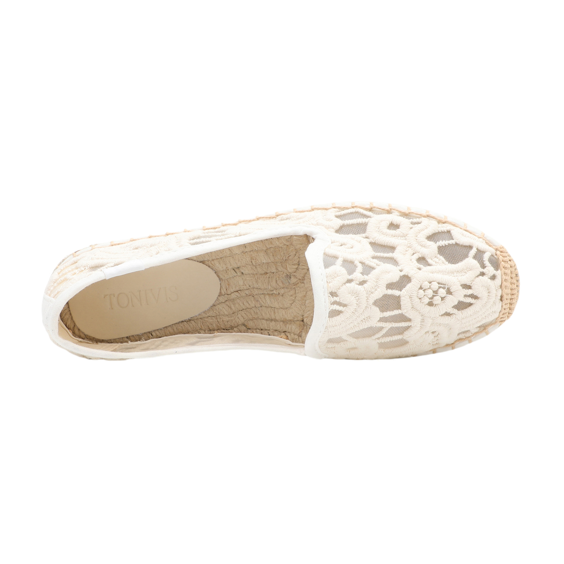 Women Lace Espadrilles Flats S - مراجعة Espadrille Slip On وسعره