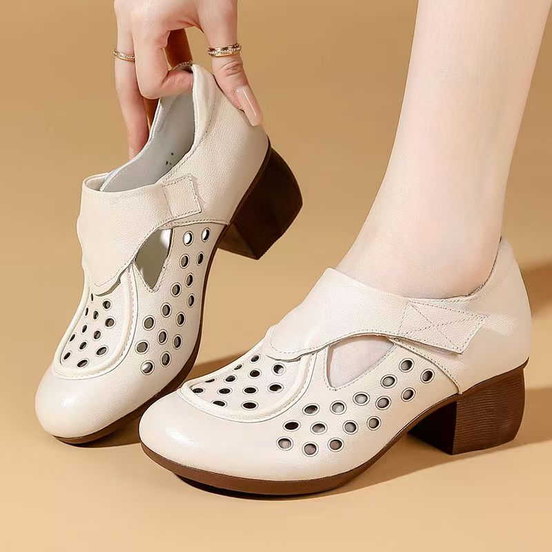 Women's Summer New Leather Hol - مراجعة Casual Sandal Leather وسعره