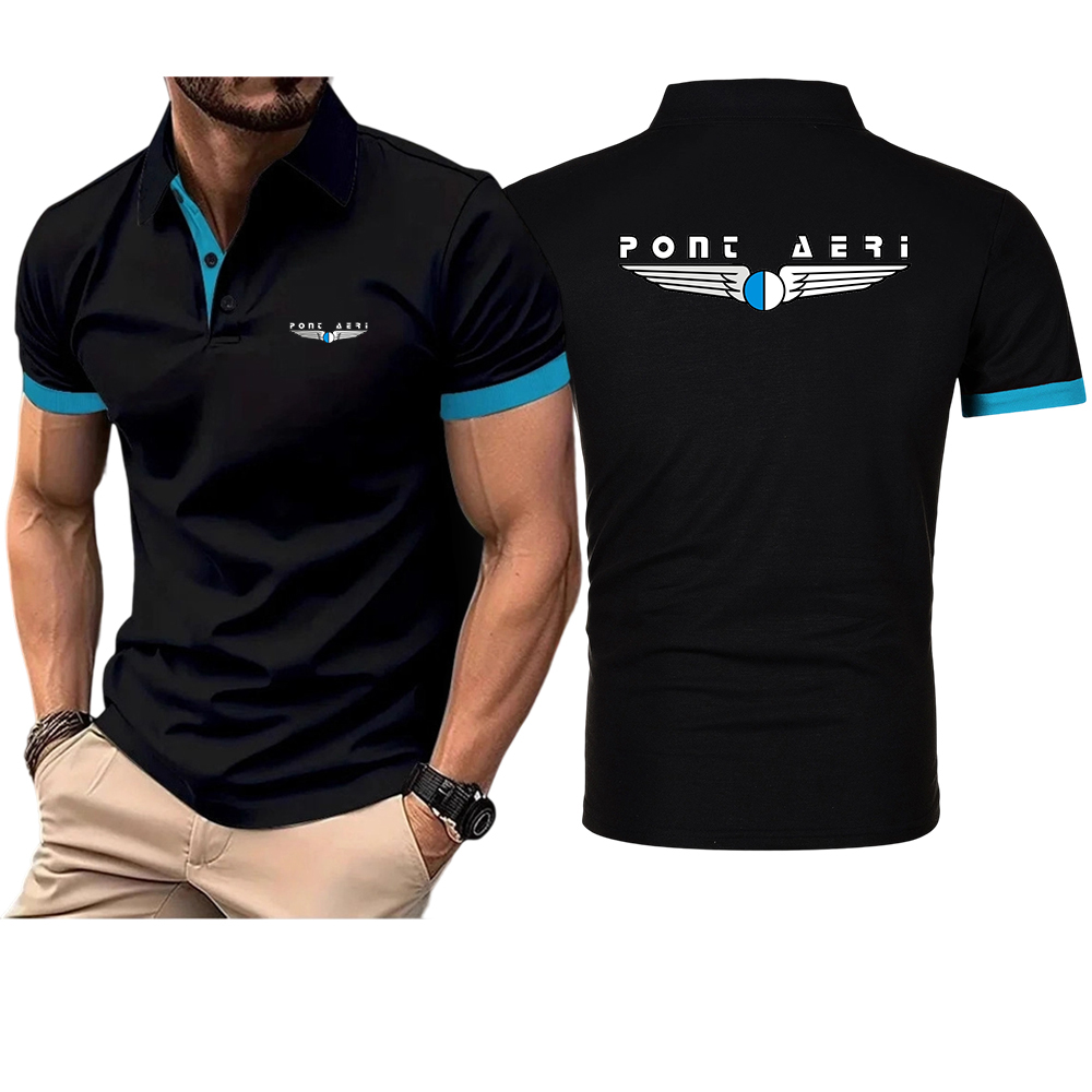 Disco Logo Pont Aeri CH Men's  - مراجعة Polo Shirt Pique وسعره
