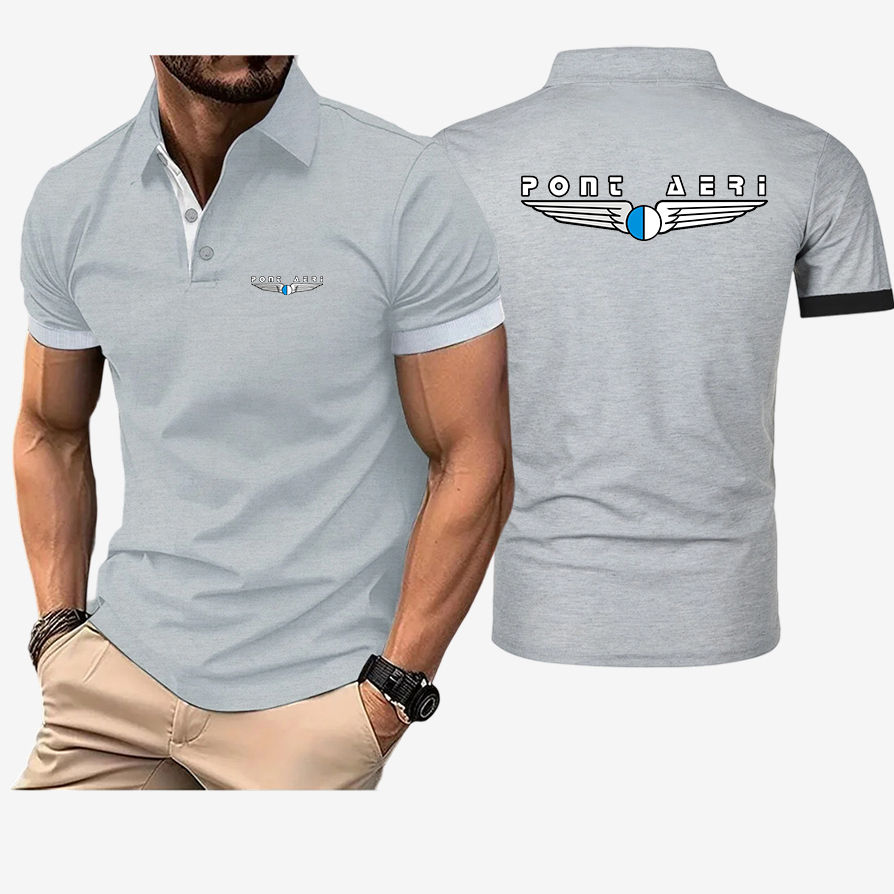 Disco Logo Pont Aeri CH Men's  - مراجعة Polo Shirt Pique وسعره