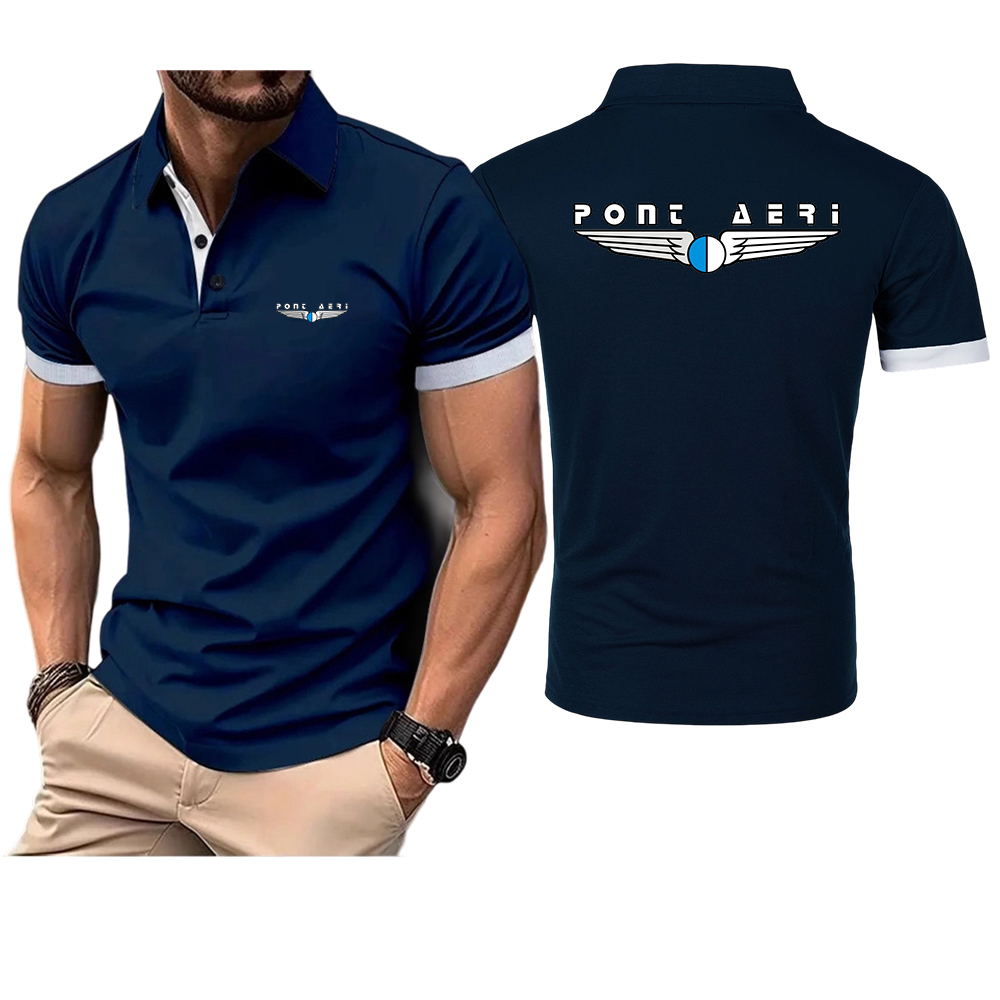 Disco Logo Pont Aeri CH Men's  - مراجعة Polo Shirt Pique وسعره