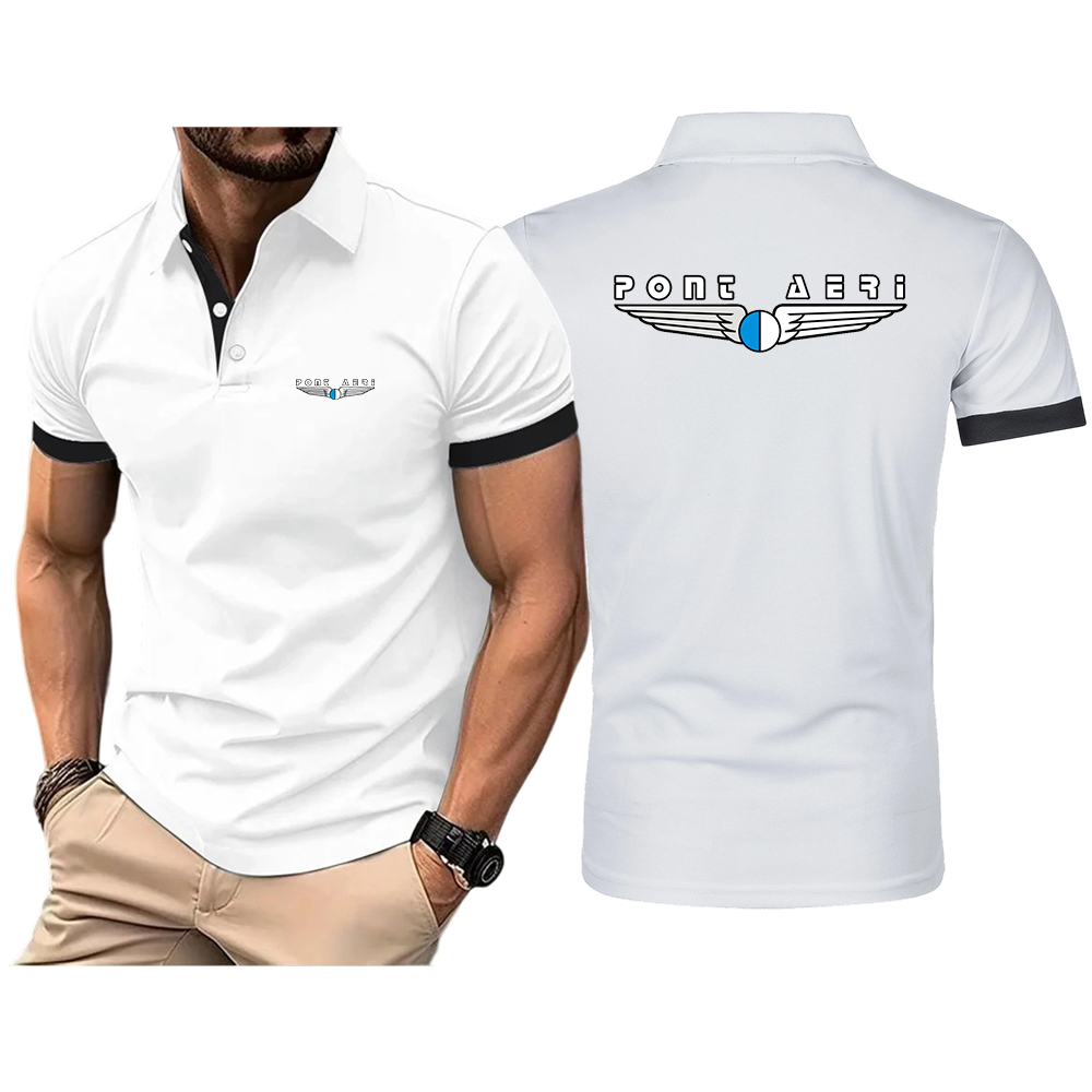 Disco Logo Pont Aeri CH Men's  - مراجعة Polo Shirt Pique وسعره