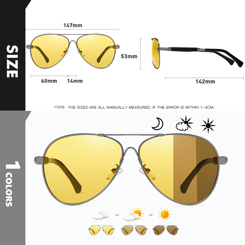 CoolPandas Aviation Sunglasses - مراجعة Sunglasses Aviator Polarized وسعره