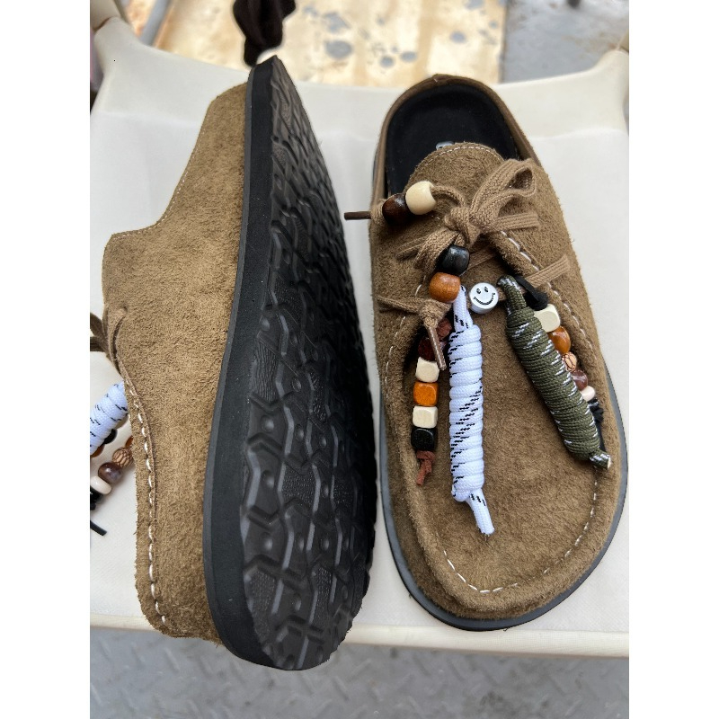 Women Men Clogs Cow Suede Leat - مراجعة Flip Flop Leather Men وسعره