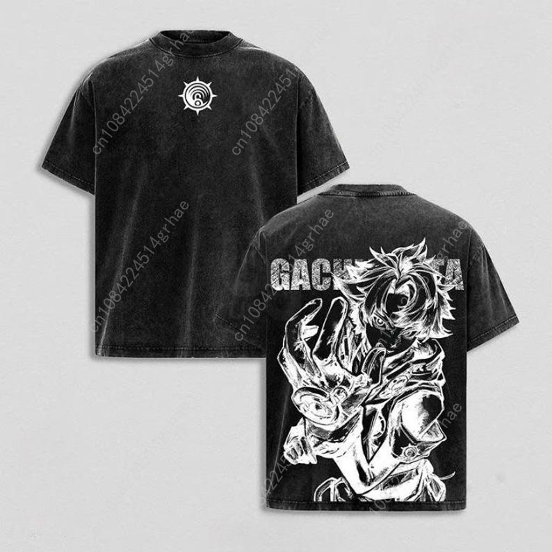 Gachiakuta Vintage Anime Washe - مراجعة Tee Graphic Print وسعره