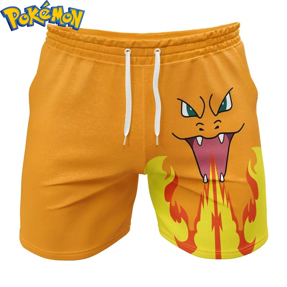 2026 Pokemon Charizard No-Pock - مراجعة Swim Trunk Quick Dry وسعره