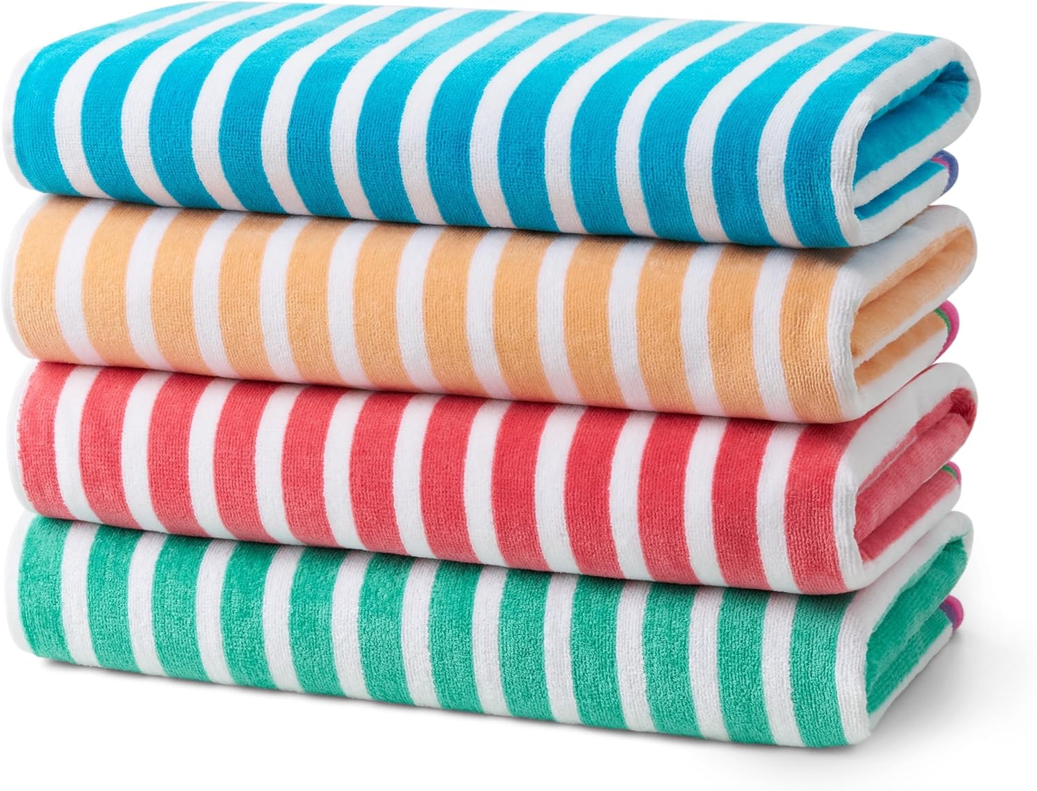 Colorful Racing Striped Beach  - مراجعة Beach Towel Large وسعره