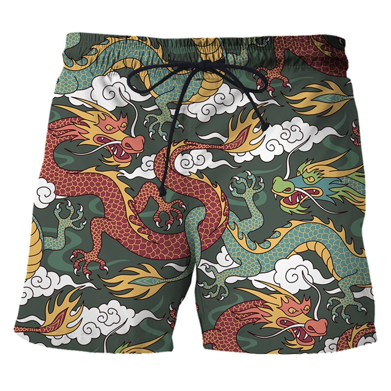 Chinese Dragon 3d Print Swim T - مراجعة Trunks Board Surf وسعره