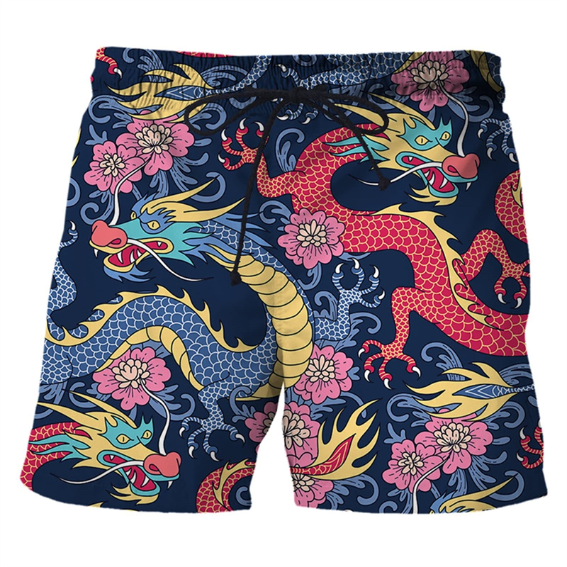 Chinese Dragon 3d Print Swim T - مراجعة Trunks Board Surf وسعره