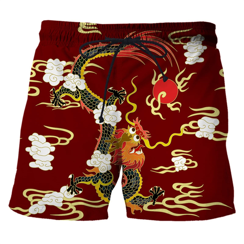 Chinese Dragon 3d Print Swim T - مراجعة Trunks Board Surf وسعره