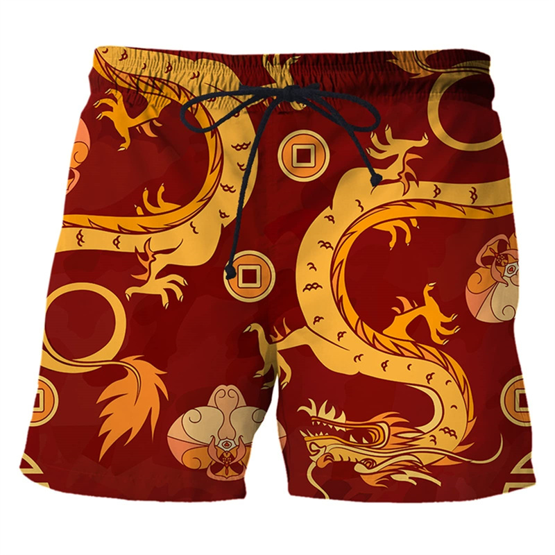 Chinese Dragon 3d Print Swim T - مراجعة Trunks Board Surf وسعره