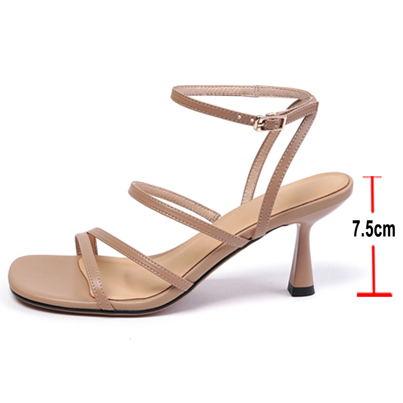 Meotina Sandals Women Shoes Sq - مراجعة Casual Sandal Leather وسعره