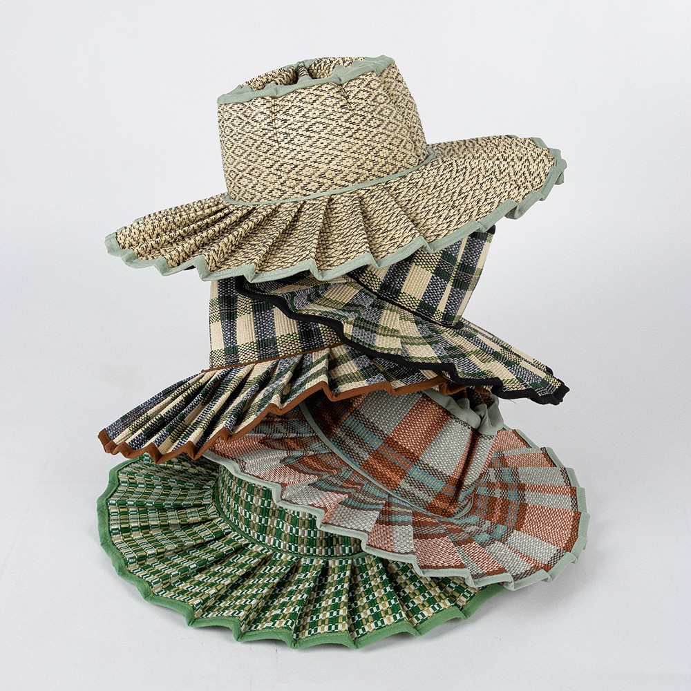 USPOP Fashionable foldable ple - مراجعة Bucket Hat Straw وسعره