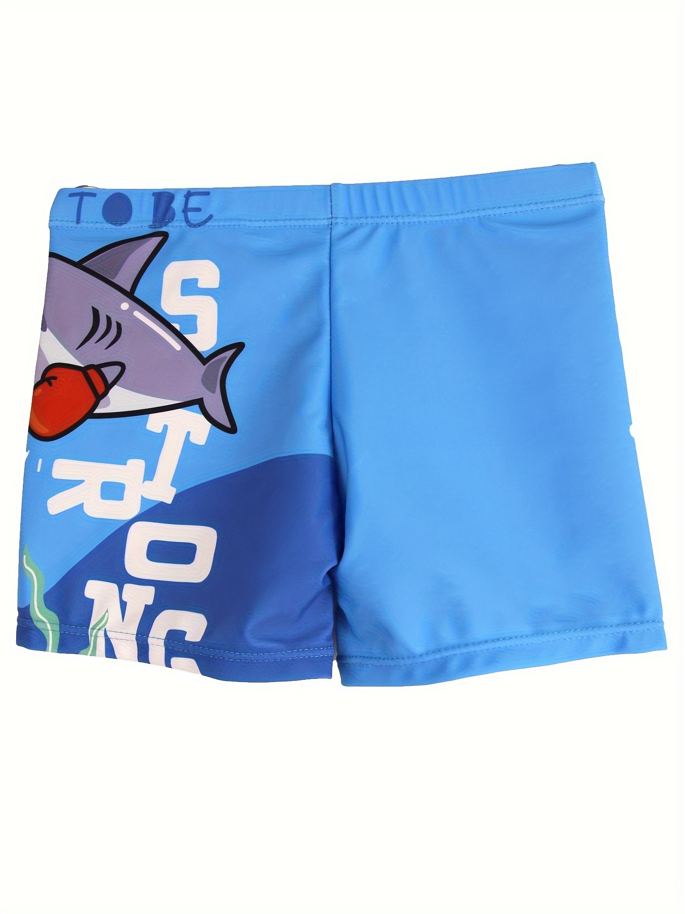 Cartoon Boxing Crab And Shark  - مراجعة Swim Trunk Quick Dry وسعره