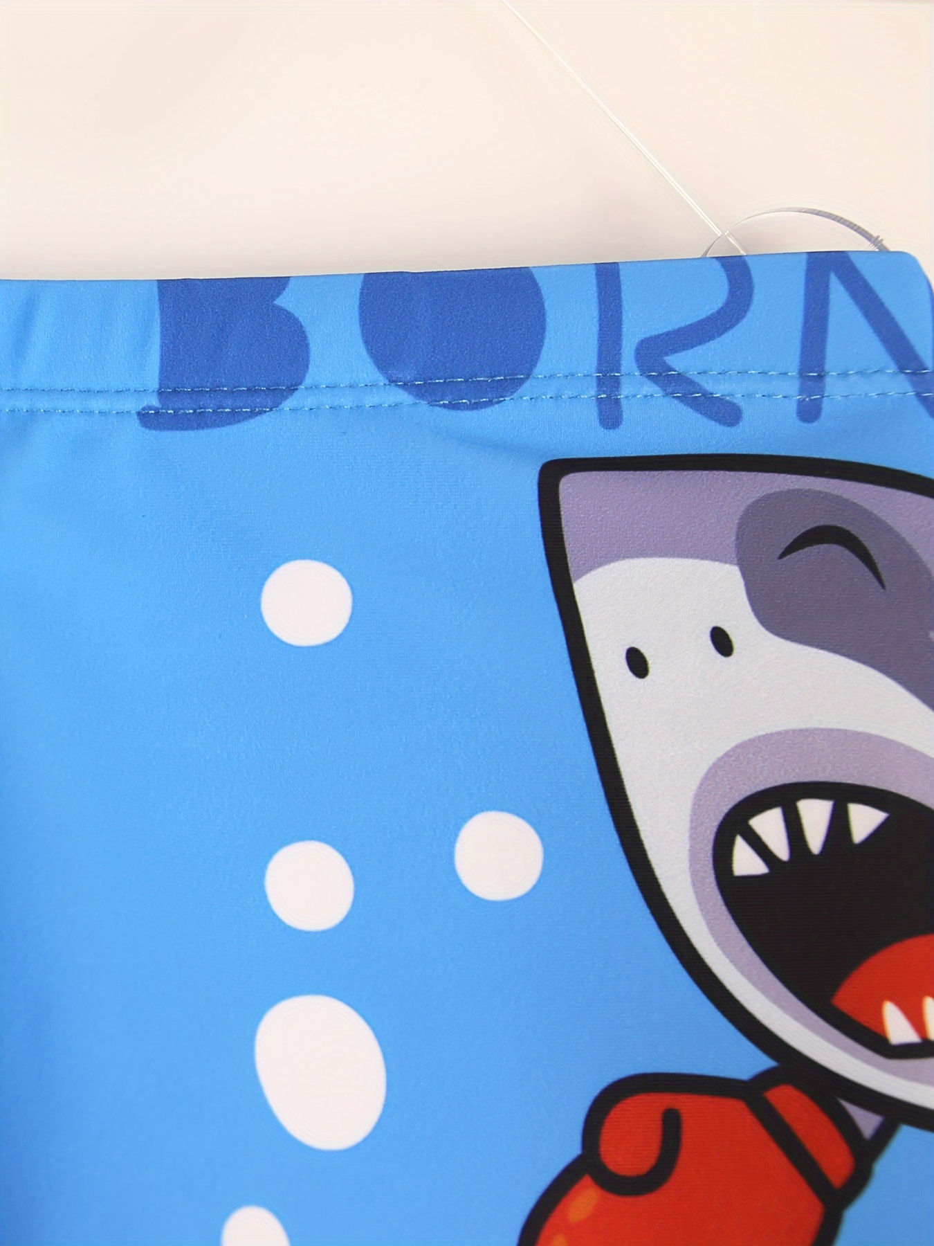 Cartoon Boxing Crab And Shark  - مراجعة Swim Trunk Quick Dry وسعره